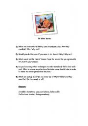 English Worksheet: Activity from the movie 50 first dates