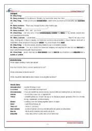 English worksheet: handout
