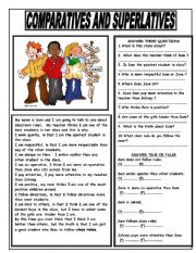 CLASSROOM RULES - COMPARATIVES AND SUPERLATIVES