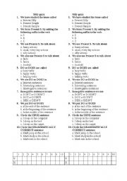 English Worksheet: Test on Present Simple Tense (Begginer-Easy)