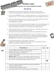 English Worksheet: SHOW & TELL ACTIVITY