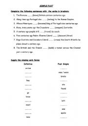 English Worksheet: Simple Past and Present Continuous