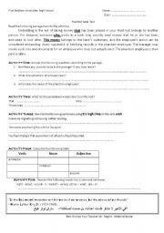 English Worksheet: embezzlement