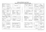 English Worksheet: DIRECTIONS - Conversations and maps - intermediate level