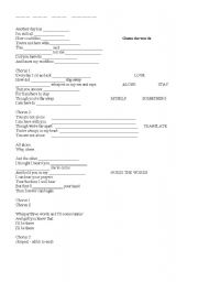 English Worksheet: Listening comprehension activity. Michael Jackson You are not alone
