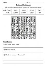 Christmas Wordsearches