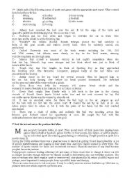 English Worksheet: Sports