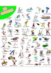Sports - exercises - ESL worksheet by oregon91