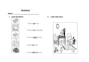 English worksheet: prepositions