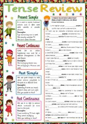 Present and Past tense review