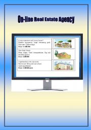 English Worksheet: Real Estate Agency_On-line Offers (selling your house/flat)