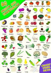 60 FRUIT AND VEGETABLES PICTIONARY (5)