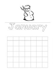 English Worksheet: Calendar