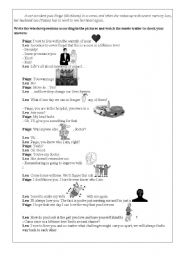 English Worksheet: The Vow