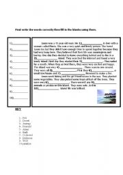 English worksheet: Spelling and Meaning Check