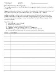 English Worksheet: Vocabulary practice 