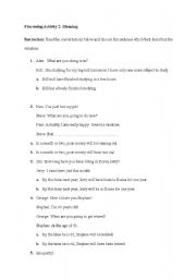 English Worksheet: Processing activity on meaning (Will have + V3)