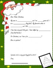 Letter to Father Christmas