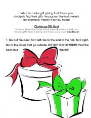English worksheet: Gift Giving