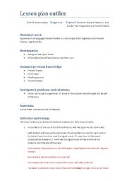 English Worksheet:  Review on Tenses