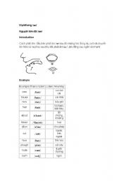 English Worksheet: pronoucing- au