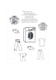 English worksheet: Clothes