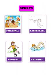 English Worksheet: SPORTS