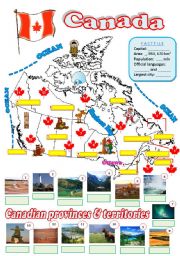 Map of Canada - 2 (fully editable)
