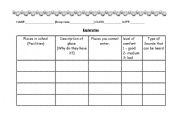 English Worksheet: Hearing sounds around the school