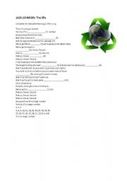 English Worksheet: Protecting the environment - listening