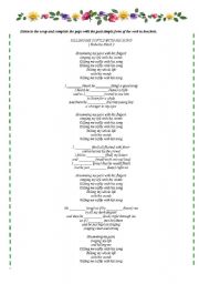 Killing Me Softly With His Song Esl Worksheet By Shanatyron1