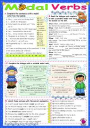 modal verbs exercises english learner