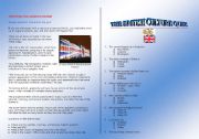 English Worksheet: THE BRITISH CULTURE QUIZ (KEY INCLUDED)