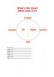 English Worksheet: What Time Is It ?