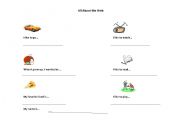 English worksheet: All About Me Web