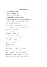 English worksheet: Articles