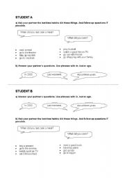 English worksheet: communicative past simple acitivity
