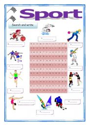 English Worksheet: Sport
