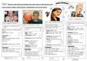 4 BIOGRAPHIES.  2 activities reading comprehension/ wrting skill