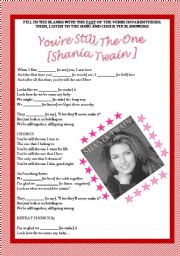 Song activity - Shania Twain - Youre still the one