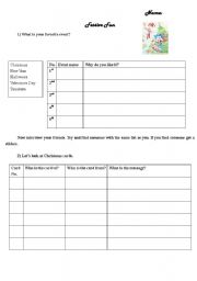 English worksheet: Christmas Cards