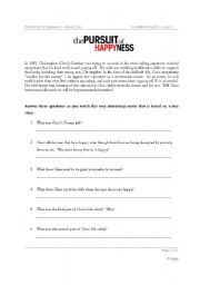 The Pursuit of Happyness - Movie Quiz