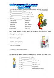 English Worksheet: TO HAVE GOT AND TO BE