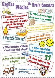 English Riddles and Brain trainers (4)