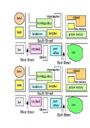 Small Town map for partner work