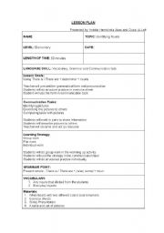 English worksheet: Identifying nouns (there is/there are + a/an/some + noun)