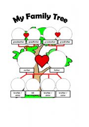 Family tree - ESL worksheet by Lconc