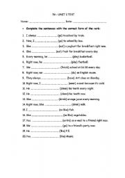 English Worksheet: present simple or continuous?