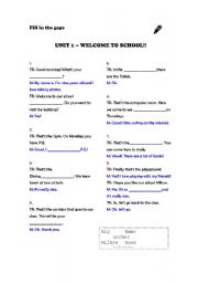 English worksheet: fill in the gaps...song