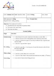 English Worksheet: Personal Letter